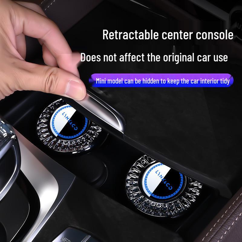 Compatible Lynk & Co Ashtrays for Models 03, 09, 01, 06, 05, 02, ZERO - With Cover & LED Light.