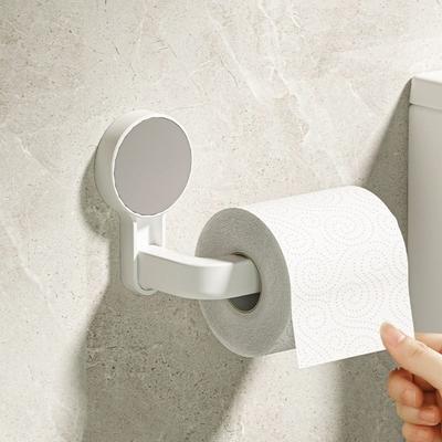Stick-On Hanging Paper Roll Holder Adhesive Wall Mounted Paper Towel Holder  Bathroom