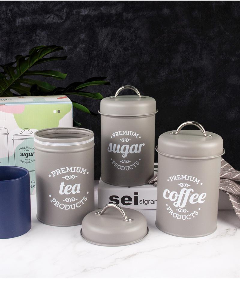12-Color Metal Sealed Storage Can: Ideal for Coffee, Tea, Snacks, Nuts, Seeds, and Candy