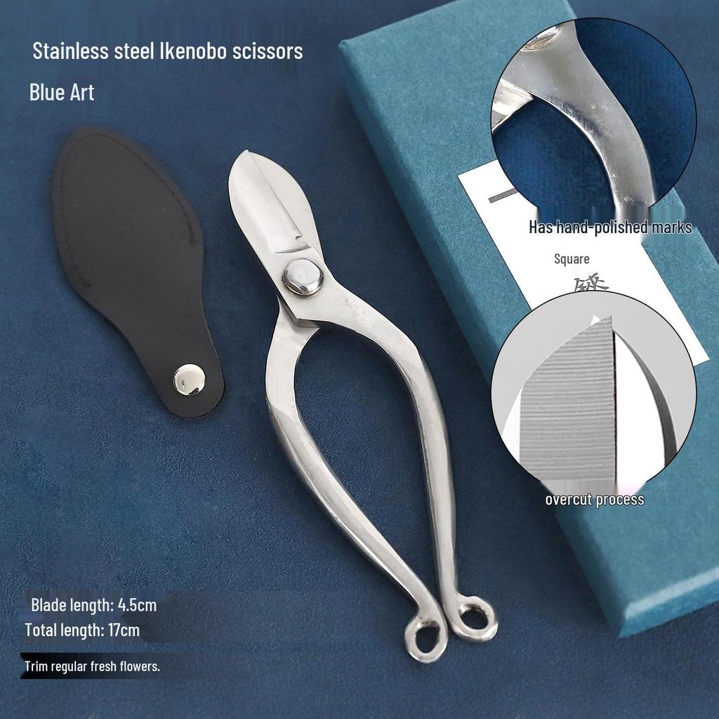 Japanse Roestvrijstalen Ikebana Snoeischaar voor Bloemen en Tuin