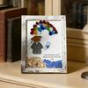 Yousheng Class of 2026 Seaglass Decoration Handmade Sea Glass Graduation Wall Art Framed Sea Glass Artwork Desktop Wall Ornament Graduates Gift