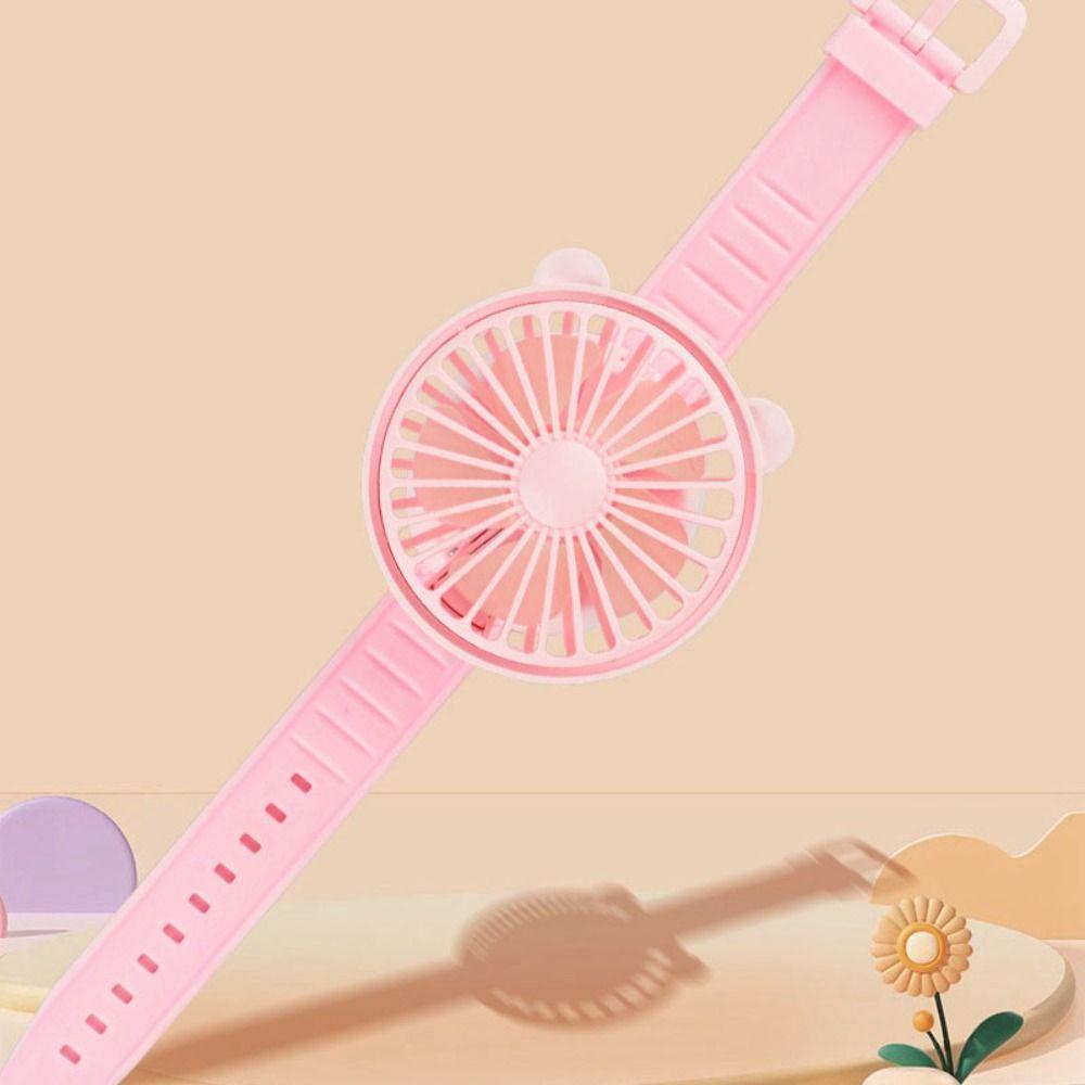 Portable Watch Small Fan Mini Wrist Electric Fan Cute Wristband Fan  Birthday Parties