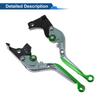 Motoforti  Short/Long Brake Clutch Levers for BMW 6 Position Adjustable Motorcycle Handlebar Brake Lever Aluminum Alloy Solid
