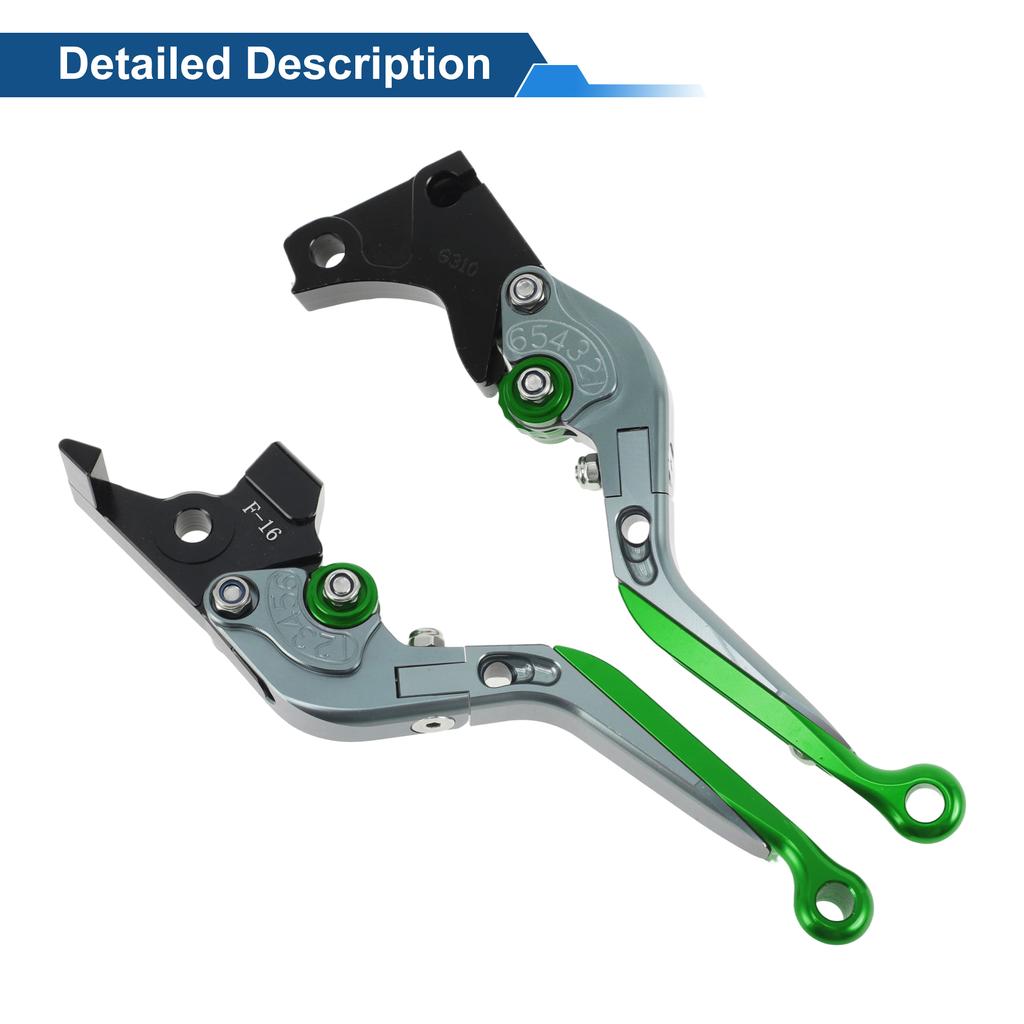 Motoforti  Short/Long Brake Clutch Levers for BMW 6 Position Adjustable Motorcycle Handlebar Brake Lever Aluminum Alloy Solid
