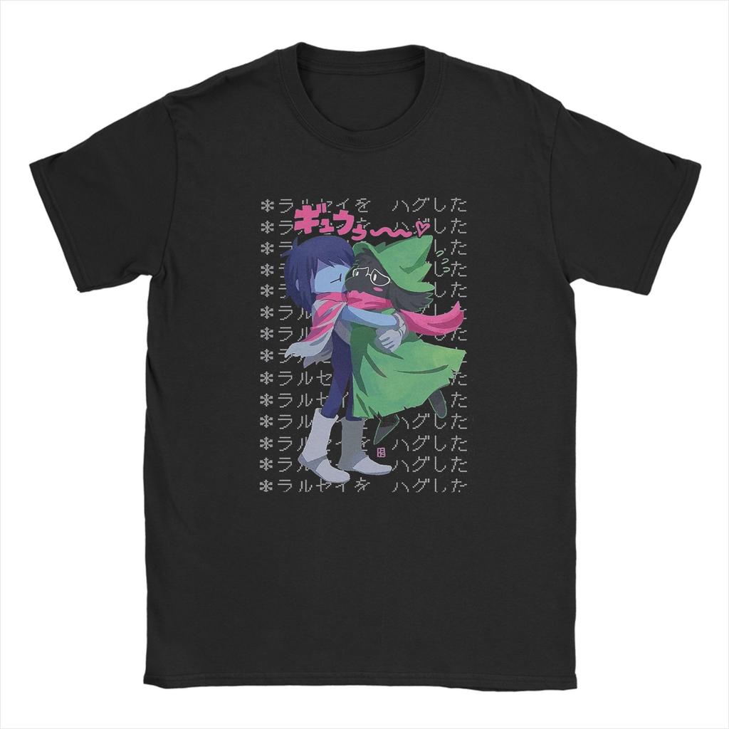 Deltarune Spamton Merch Ralsei Floral TShirt for Unisex Awesome Cotton Tee Shirt Crew Neck Short Sleeve T Shirt 6XL Clothing