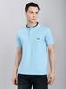MONTE CARLO Men Smart Fit Sky Tshirt