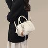 ins style Korean simple handbag fashion age reduction Boston pillow bag high sense niche versatile messenger bag