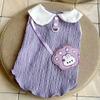 Summer Thin Teddy Bichon Pomeranian Yorkshire Poodle Small Dog Cat Pet Traction Dog Clothes