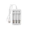 1Pc Aaa And Aa Rechargeable Battery Station High-Speed Usb 3/4 Slot Fast Rechargeable Battery Charger Short Circuit Protection