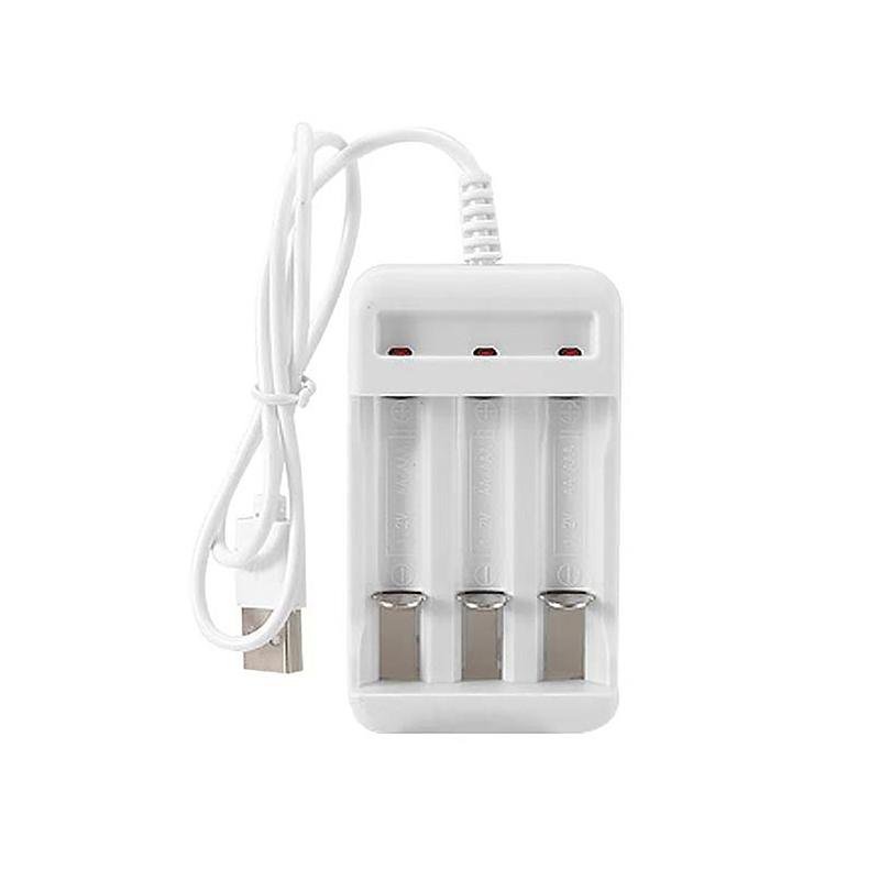 1Pc Aaa And Aa Rechargeable Battery Station High-Speed Usb 3/4 Slot Fast Rechargeable Battery Charger Short Circuit Protection