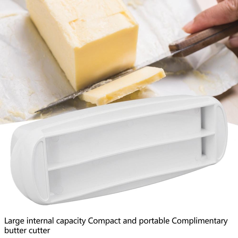 Plastic Butter Dish With Lid Transparent Cover Butter Keeper Container  For Countertop