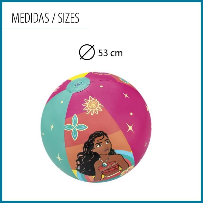 Ballon Gonflable - Bestway - Princesses Disney - 51 cm - Multicolore - Valve de Sécurité