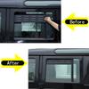 For Land Rover Defender 110 2004-2018 Aluminum Alloy Car Rear Side Window Ventilation Panel Decoration Modification Accessories C4