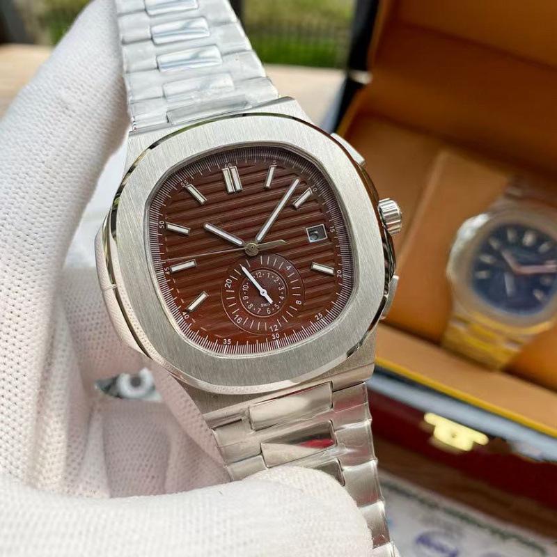 Patek Philippe Nautilus 5980 Otomatik Paslanmaz Çelik Kronograf Erkek Kol Saati