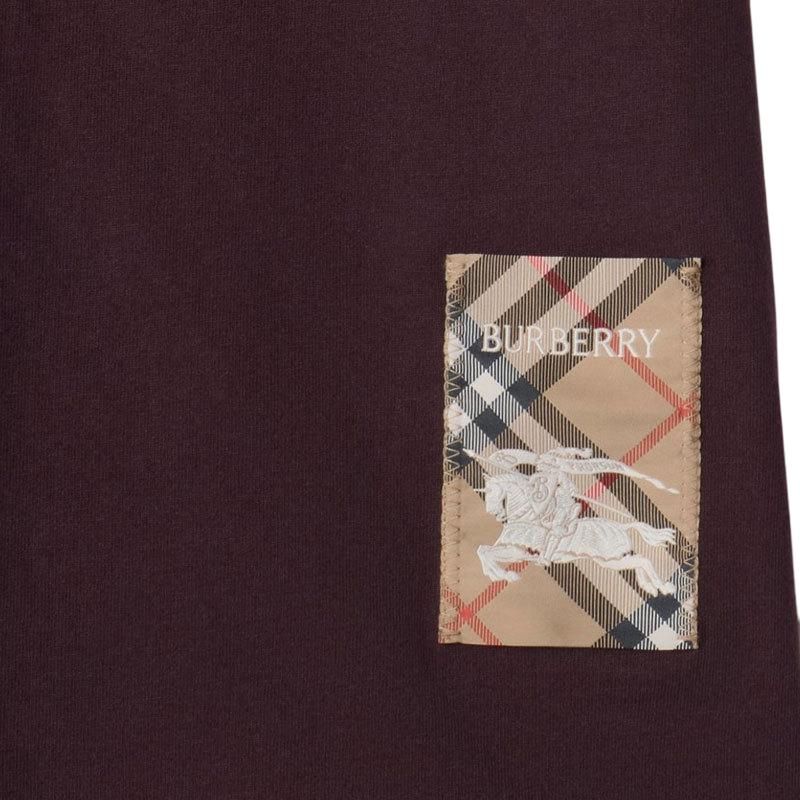 Burberry Check-label Cotton T-shirt 81149831