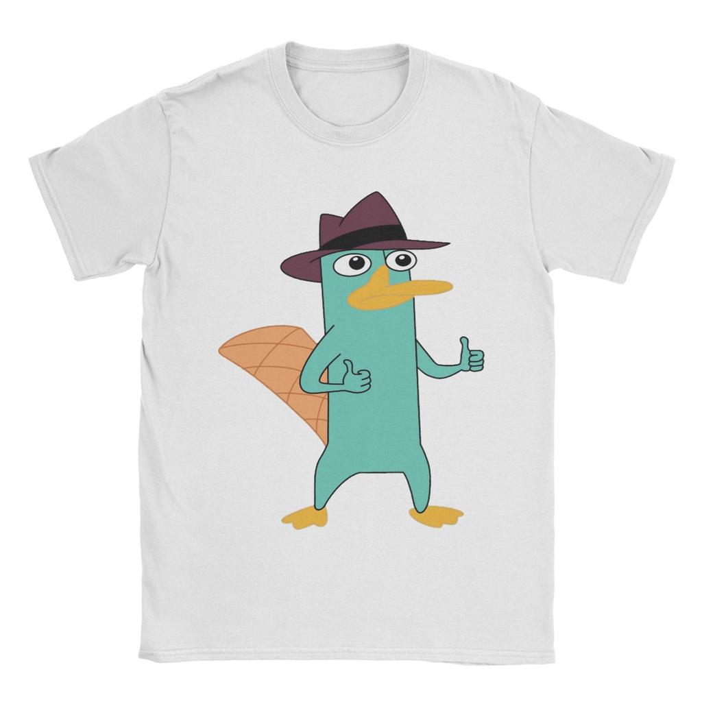 Unisex Agent Perry the Platypus T Shirts  Cotton Clothes Funny Short Sleeve Round Collar Tee Shirt 4XL 5XL TShirt