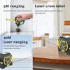 The Almighty Ruler 3-in-1 Laser Measuring Tape,Almighty Ruler, Almighty Tools Tape Measure,The Almighty Ruler,3 In 1 Laser Rangefinder Tape Measure