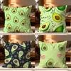 Avocado Print Fashion Pillow Case Cushion Cover Soft Washable Pillow Case MultiScene For Couch Bed Travel Office Use
