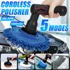 5 Mode Portable Electric Cordless Car Polisher Rechargeable Cleaner Buffing Waxing Polishing Machine for Car Home