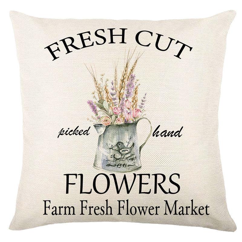 Spring Throw Pillow Cover Spring Festival Home Decor Cushion Office Cushion Sofa Cushion Cover
