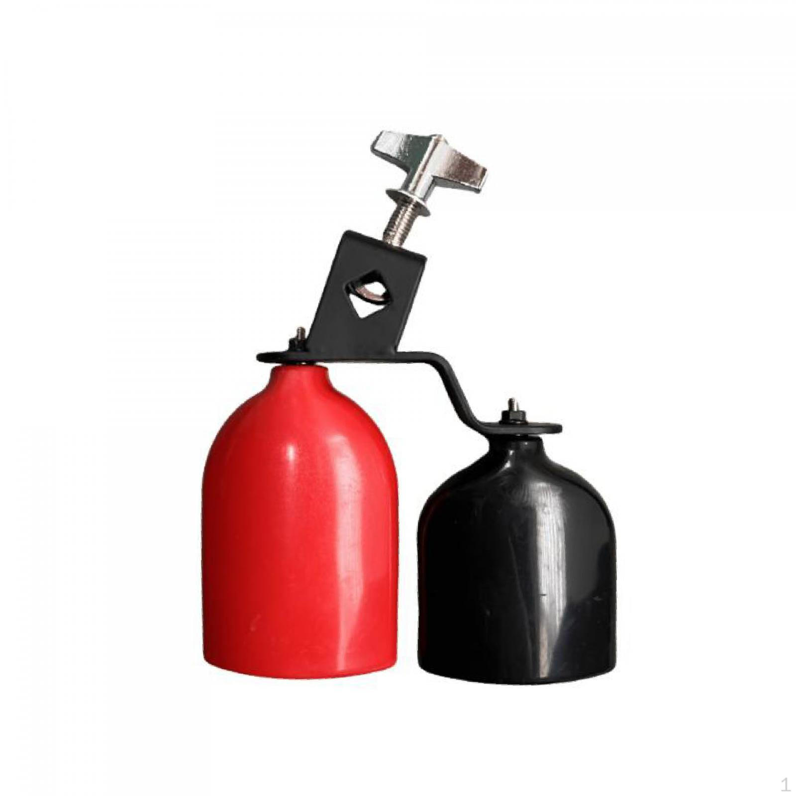 

Колокольчики Cowbell с ручкой Bangzi Музыкальные удобные колокольчики для игры red and black