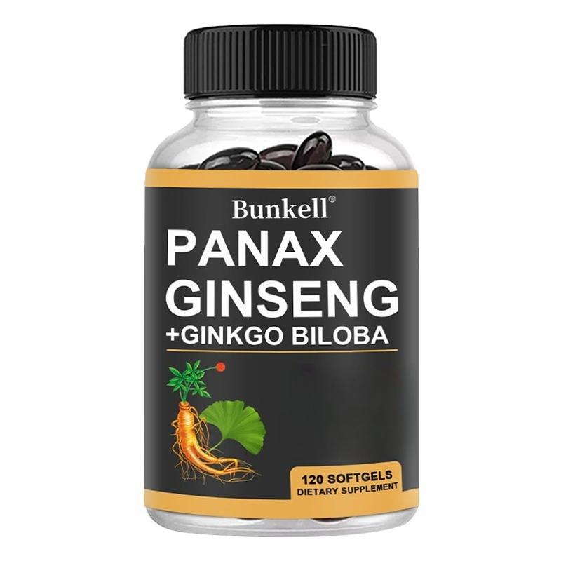 

Herbal Extracts Dietary Supplement, With Ginkgo Biloba Extract, 120 Softgels Per Bottle 120 Capsules
