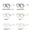 Anti Blue Light Toad Frame Photochromic Myopia Glasses Fashion Trend Near Sight Eyeglasses Lady and Gentleman 0 To -4.0