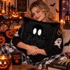 Square Throw Pillow Cover Washable Stuffed Pillow Case Soft Cushion Covers  Halloween