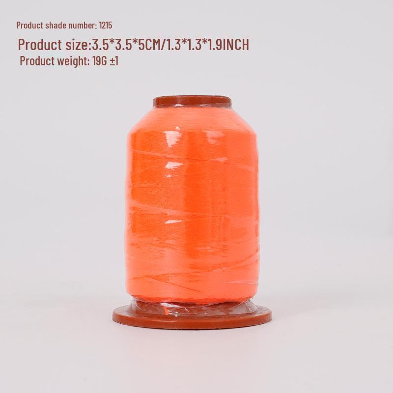 Polyester Sewing Thread: 100 Colors, 500 Yards, Fine Two-Strand, High-Speed, for Hand Sewing
