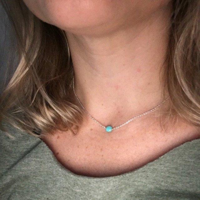 Tyrkysový náhrdelník Myra – elegantní a jednoduchý dárek