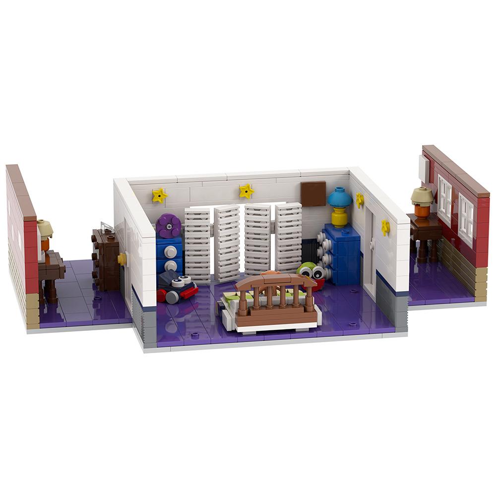 MOC WM2612 Medvěd Stage Bricks Hororová Herní Figurka Kompatibilní WM6170 Stavebnice Hračky Pro Děti Přátele Narozeninový Dárek Zvíře