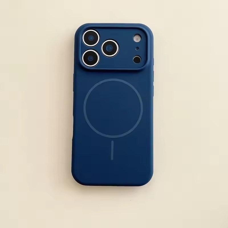 For iPhone 17 ProMax Liquid Skin Feel Magsafe Case For 13 14 15 16 Pro Max Plus 17Pro Air Magnetic Charging Comfort Touch Cover