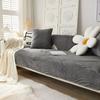 Nordic Solid Color Universal Sofa Cover for Living Room Non-slip Sofa Cushion Couch Towel Thicken Plush Sofa Towel Home Decor