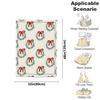 1pc Cozy Flannel Blanket 280gsm - Plush Wreath & Bow Green Grey Olive Green with Red Bow - Large Soft Bedspread for Couch, Sofa,