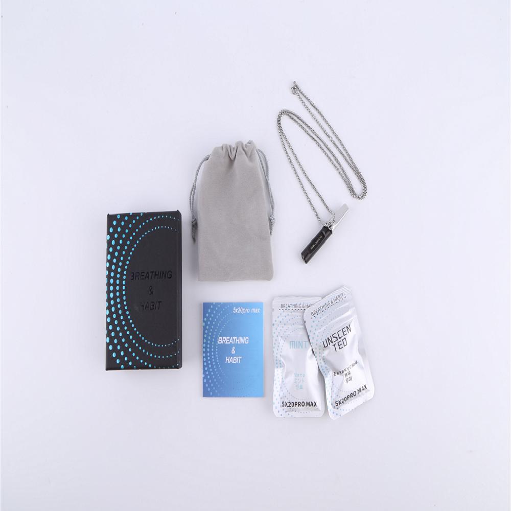 Breathing Resistance Whistle Necklace Anxiety Breathing Necklace Mindful Breathing Necklace Meditation Jewelry for Adults