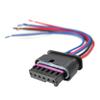 6Pin For Fiat 500X 2014 - 2024 Rear Tail Light Lamp Connector Pigtail Plug Prewired Wiring Harness Cable 2020 2019 61132359993