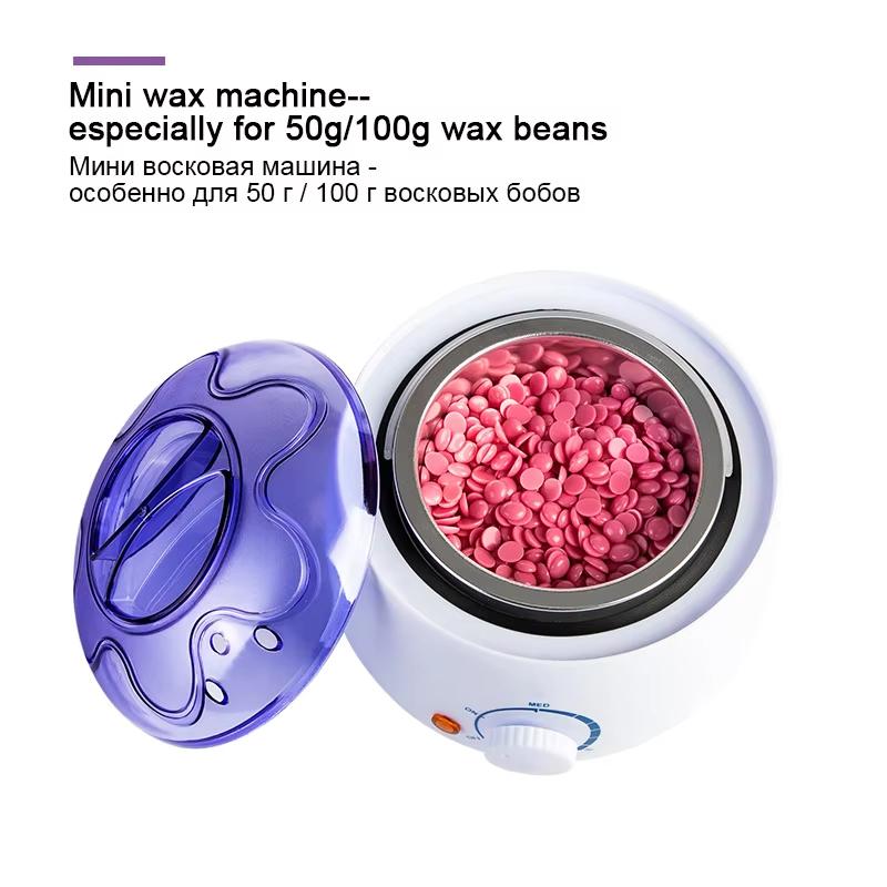 200ml Therapy Machine Wax Warmer Portable Electric Hair Removal Kit Facial Bikini Area Armpit- Melting Pot Hot Wax Heater