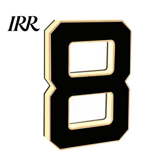 Illuminated House Numbers LED Number Waterproof Acrylic Home Address Night Visible Sign Modern Lighted for Outside Yard Shop Soft Glow Lights