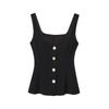 Zbzr Spring New Arrival Women's Clothing Fashion Style Silm Short Skirt Hem Elastic Vest Tops 5584229