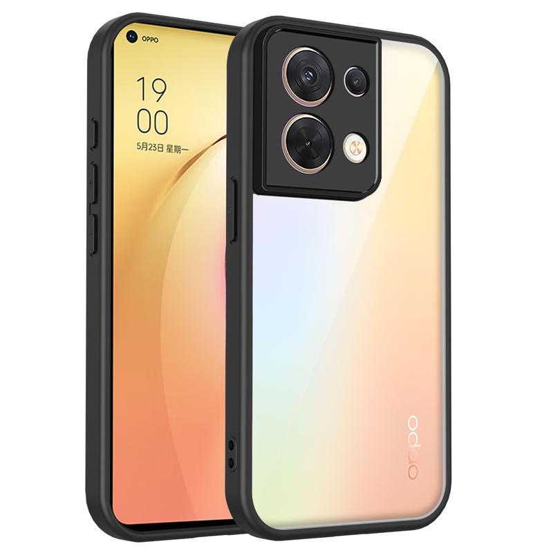 Oppo Reno8 5G CPH2359 Case Shockproof Silicone TPU Bumper Clear Back Hard Cover Matte Phone Case for Oppo Reno 8 Reno8 CPH2359