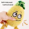 Petlimit Plush Squeaky Pineapple Dog Toy