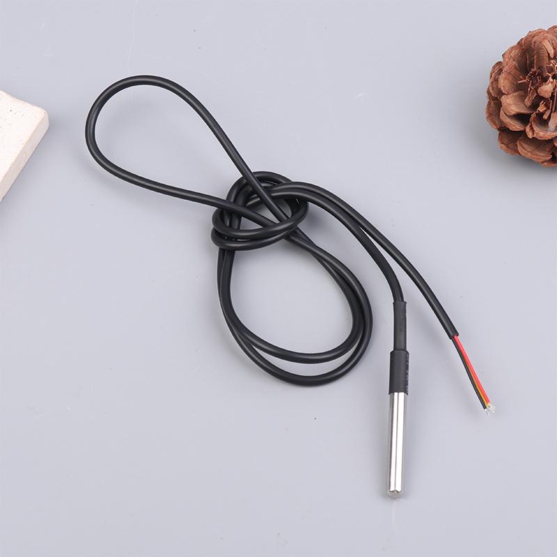 Ds18B20 Waterproof Encapsulated Stainless Steel Ds18B20 18B20 Temperature Sensor Temperature Probe Cable Length 1M For Ard