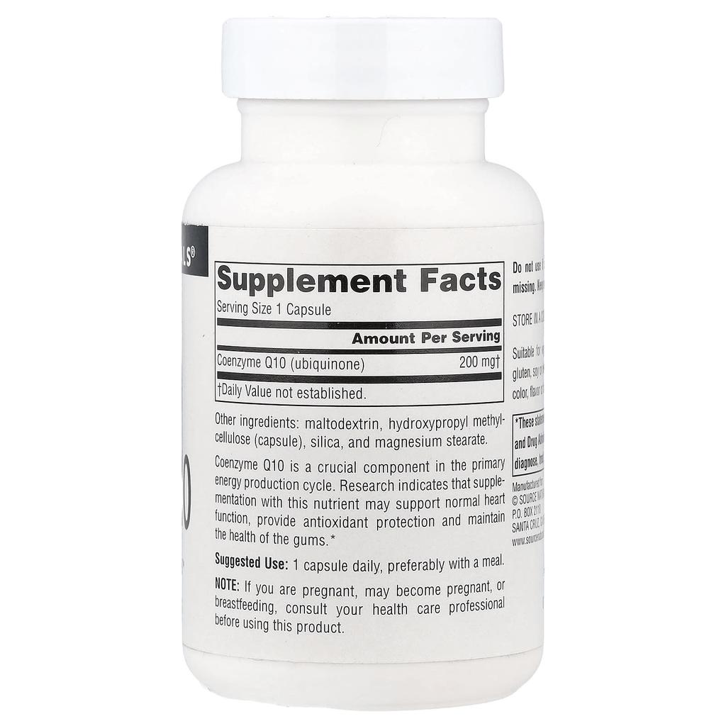 Coenzyme Q10, 200Mg, 60 Capsules
