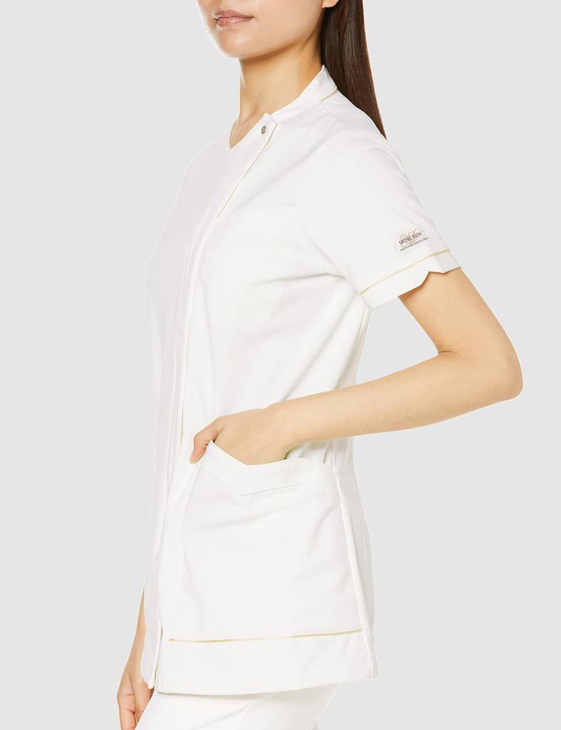 Jacket for Industrial MK0041 X Beige LL [Michelle Cran] Women's [Anti-transparent/Anti-static/Stretch/Anti-bacterial/Easy care/Suitable Washing] C-7