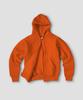Camber Sportswear Cross Knit Zipper Hoodie, Burnt Orange
