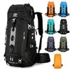 60L Large Capacity Outdoor Mountaineering Bag High Quality Nylon Waterproof Wear-Resistant Hiking Touring Bag Unisex Travel Camping Sports Backpack