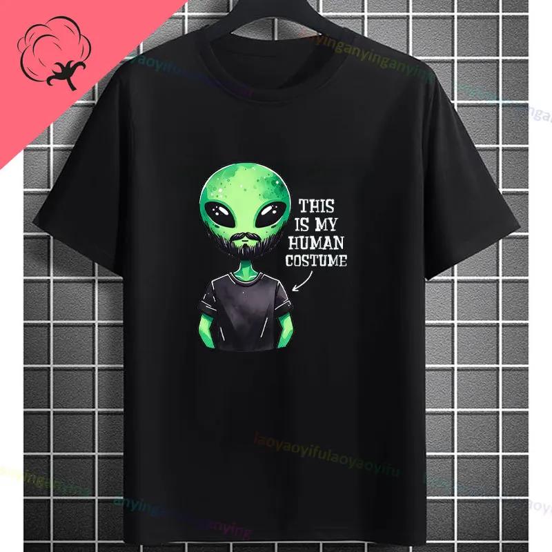 Funny I Need More Space Fashion Ufo Aliens Graphic Tshirt Unisex Casual Round Neck Pure Cotton Short Sleeve Sportswear Tee