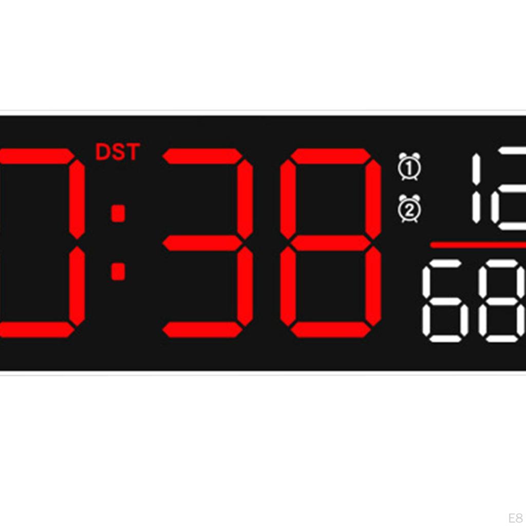 Digital Alarm Clock Desk Clocks Multifunctional Practical Modern LED Display for Table