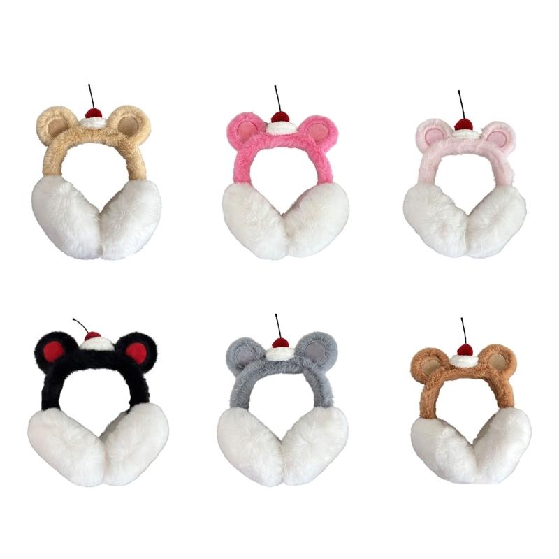 Furry and Warm Plush Ear Warmer for Winter Outdoor Activities Keep You Warm in Cold Weather for Skiing