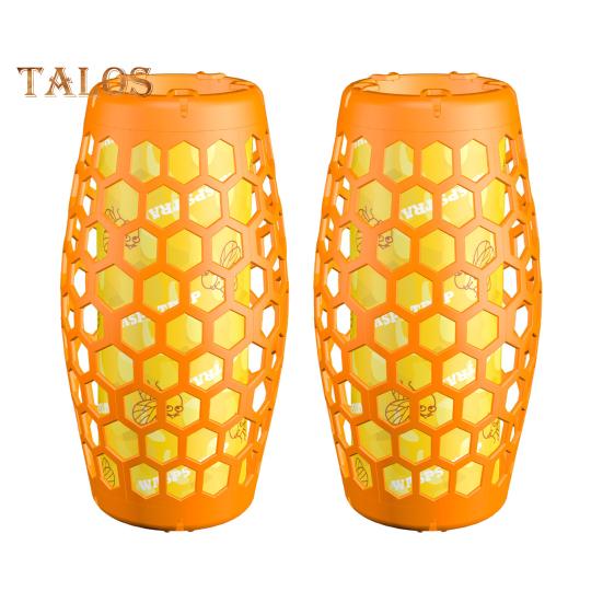 

1 пара ловушек для ос, экологически чистые, яркие, легко устанавливаются, для внутреннего и наружного использования, подвесные бумажные ловушки для ос и пчел оранжевый